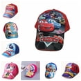 thumbnail image 2 of Primavera niños lindo sombrero dibujos animados coches Mickey Spiderman Frozen Anna Elsa bebé niño niña béisbol niños Popular Hip Hop chico Snapback2-8 años Gao Jinjia LED, 2 of 2