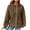 Coffee, variant on DDAPJ pyju 2023 Clearance Waffle Knit Hoodie for Women,Zip Up Drawstring Hooded Sweatshirt Jacket Casual Long Sleeve Pullover Sweatshirts with Kangaroo Pocket