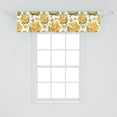 thumbnail image 2 of Ambesonne Rose Valance Pack of 2, Roses Natural Beauty, 54"X12", Multicolor, 2 of 2
