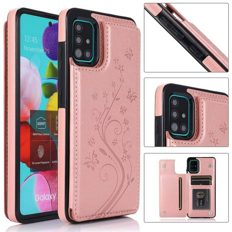 Phone Case for Samsung Galaxy A51 4G with Tempered Glass Screen