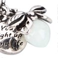 thumbnail image 4 of Glowworm Pendant Cute Glowworm Shaped Accessory White Copper DIY Jewelry Making for Bracelets Necklace, 4 of 4