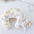 thumbnail image 1 of Almohada de ctancia para bebés, con funda extraíble Soporte para bebés Cojín de cinturo de alimentación Cojín de dormir suave para , avión Hugo almohada de lactancia, 1 of 8