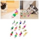 thumbnail image 3 of Juguete para gatos Juguetes de colores para gatos con cola de plumas Juguetes interactivos para gatos de interior, 3 of 6