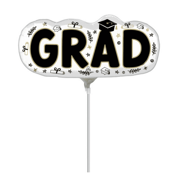 14" Grad Sketched Impression Foil Balloon
