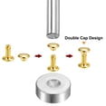 thumbnail image 4 of Unique Bargains 400 Sets Leather Rivets 10 x 10mm Metal with 3 Setter Tools, 4 Colors, 4 of 7
