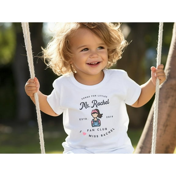 Ms Rachel Fan Club Song for Littles Youth Toddler T-Shirt