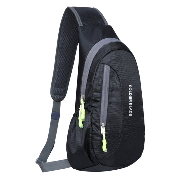 zttd man women outdoor multifunctional sling backpack fashionable casual shoulder messenger bag hiking chest bag a