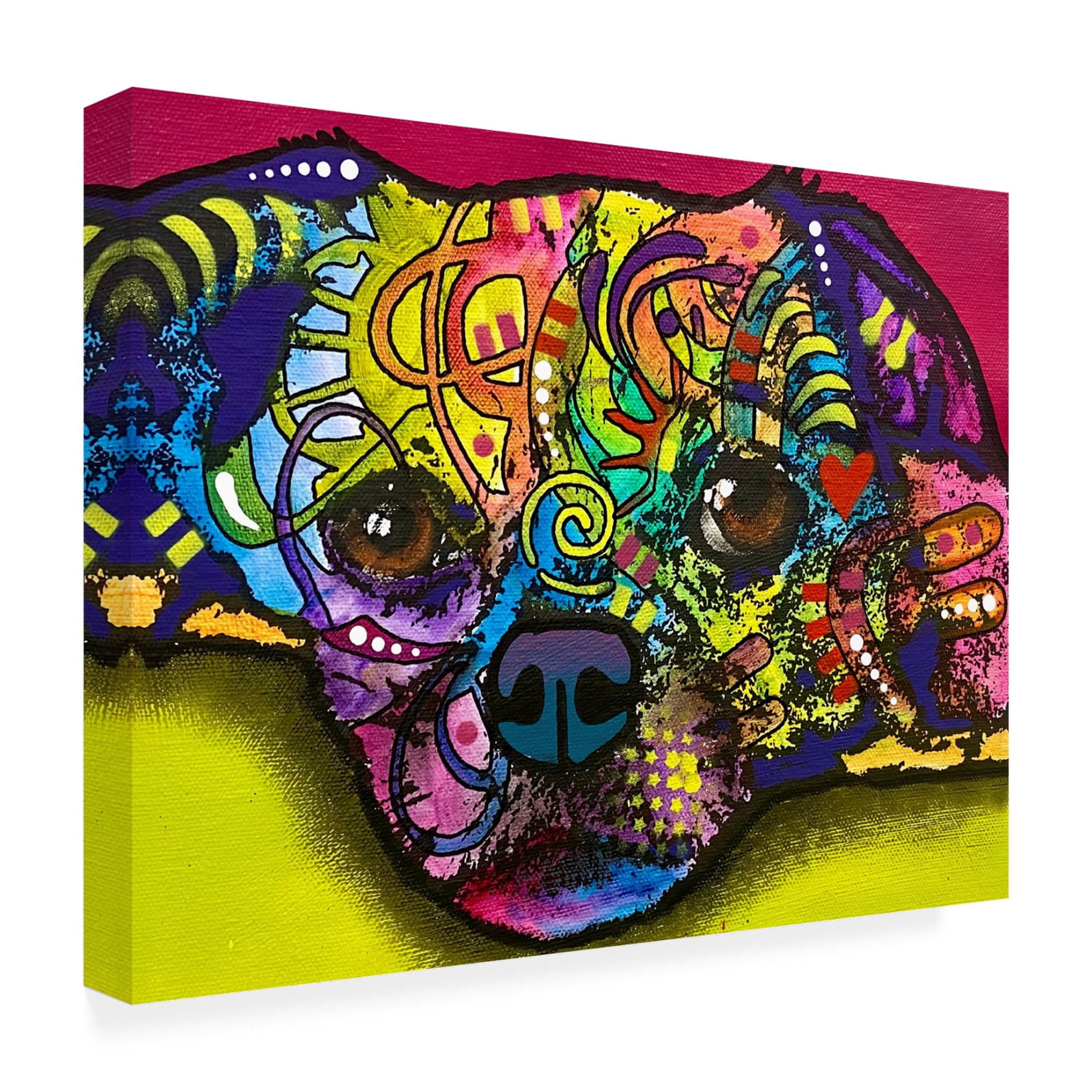 Canvas Wall Art - Dean Russo 'A Little Tuckered' Wall Art for Living Room, Bedroom, or Office Décor by Trademark Fine Art - 19 x 14 Inches