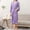 Purple, variant on XINXIAOO Men's And Women's Solid Color Autumn And Winter Couple Thin Quarter Sleeved Nightgown Housecoat Mom Daughter Matching Robes Womens Fuzzy Robe Long Women plus Size Robes Long plus Sized Robes