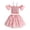 Pink, variant on Gerichy Girls Summer Outfits, Children's Clothing Set Short Sleeved Knitted Cotton Cute Dinosaur Pattern Summer Girls' Suit Cartoon Cute Embroidery Children's Two Piece Set