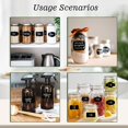 thumbnail image 3 of shiyou-180 Pieces Chalkboard Labels for Jars and Food Containers, Removable Bottle Labels for Storage Bins, Chalk Sticker Labels, Kitchen Pantry Labels for Spice Seasoning, A, 3 of 4
