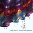 thumbnail image 6 of Colorful Tie Dye Mandala Pattern Shower Curtain 84"x72" ,Bathroom Decorative Shower Curtains Set with 12 Hooks,Modern Waterproof Washable Shower Curtain, 6 of 6