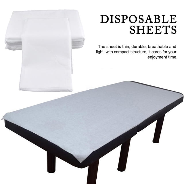 100 Uds. Sábanas de Spa de 180x80cm sábanas desechables para mesa de masaje fundas de cama impermeables