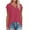 Hot Pink, variant on ZQGJB Women's Cap Sleeve Shirts Casual Summer V Neck Tunic Tops Loose Tshirts Side Slit Workout Tees Shirt Loose Lightweight Comfy Cami Tank Tops Khaki S