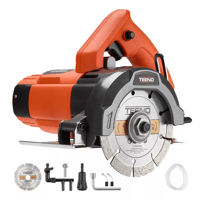 Cortadora Teeno Para Marmol Azulejo Porcelanato 1400w Naranja/Negro
