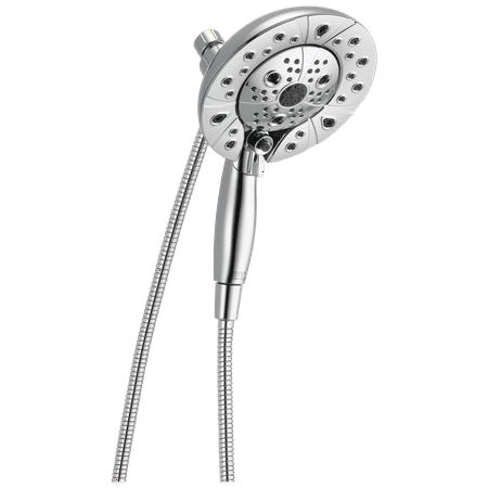 Delta 5-Spray Hand Shower and Shower Head Combo in Chrome
