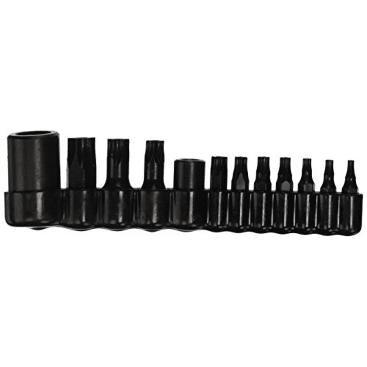 K-Tool 21500 10-pc Tamper Proof Torx Socket Bit Set in Vinyl Holder