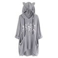 thumbnail image 1 of Pntutb Blusa de manga larga con bolsillos y manga larga con estampado de Halloween para mujer Pntutb Pntutb-4699, 1 of 4