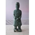 thumbnail image 2 of Asian Terracotta Warrior Standing Replica Made of Marble 6" x 4" x 19"H, 2 of 11