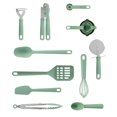thumbnail image 1 of 19PC Kitchen Utensil Set, Sage Green, 1 of 9