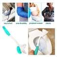 thumbnail image 4 of Matsuzay Ayuda para el baño de mano para mujeres embarazadas, pinzas de seguridad Anal de largo alcance para ancianos, papel de seda portátil para caca, Suministros de limpieza para el hogar Matsuzay HA009424-00B, 4 of 6
