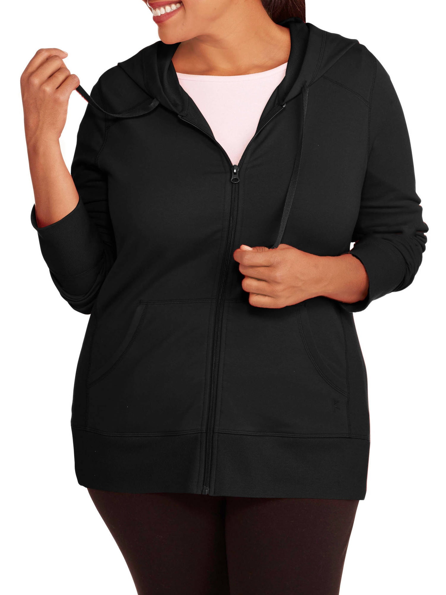 Women's plus size zippered hoodies Clearance