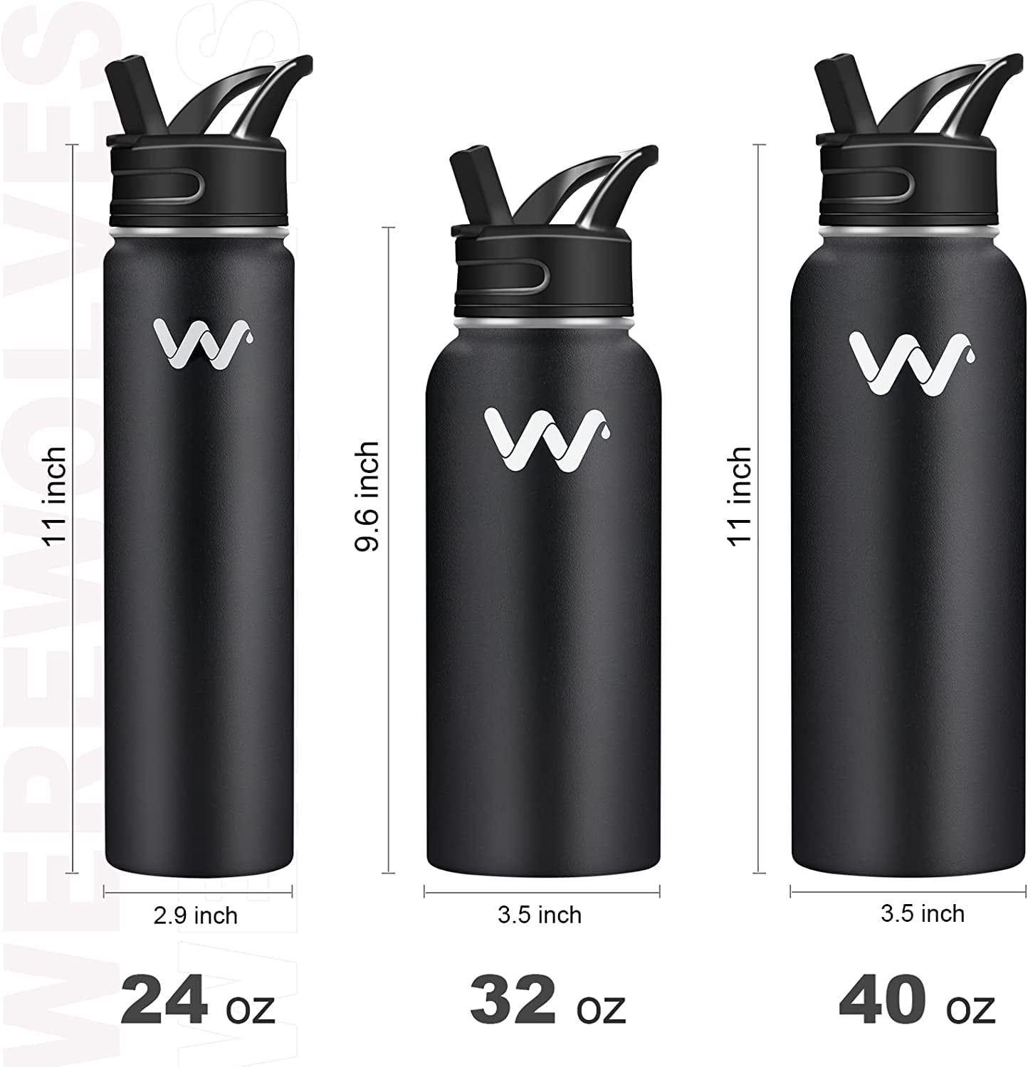 24oz Insulated Water Bottle｜SkyWell