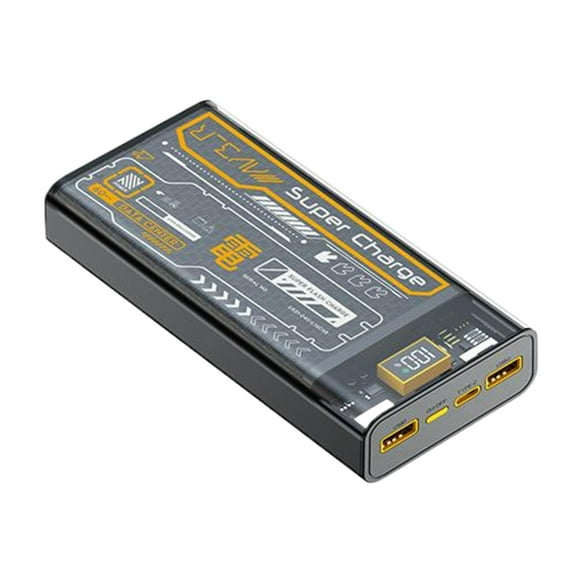 Methold Banco de energía de carga rápida para teléfono celular con indicadores LED inteligentes Baterías de general negro 10000 mAh