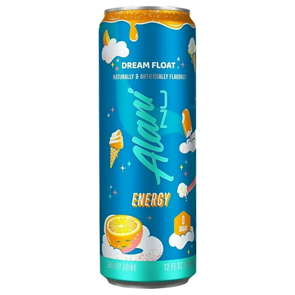 Alani Nu Energy Drink - Dream Float - 12oz Can (Single Can)-Pack Of 4