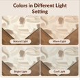 thumbnail image 7 of Design&I 4'x6' Washable Area Rug Snag-Free Skid-Resistant Medium Abstract Freeform Ash Taupe Beige Scattered Motifs Asymmetrical for Home Office, Under Desk, 7 of 7