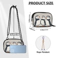 thumbnail image 4 of FORMRS Mini Crossbody Bag for Women Adjustable Shoulder Rope Travel Casual Phone Purse, Cute Puffin, 4 of 7