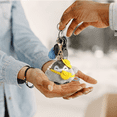 thumbnail image 7 of Hzzsbu Plush Keychain, Fluffy Stuffed Animal Keyring for Backpack & Bag Decoration, 7 of 7