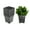 Black, variant on netuera 1 Gallon Plastic Grow Pots Plant Bonsai Square Garden Container 10 Pack