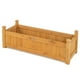 thumbnail image 1 of Costway Cama de Jardín Elevada de Madera con Sistema de Drenaje Jardinera Rectangular para Jardín Patio y Balcón 110 x 40 x 35 cm Natural, 1 of 9