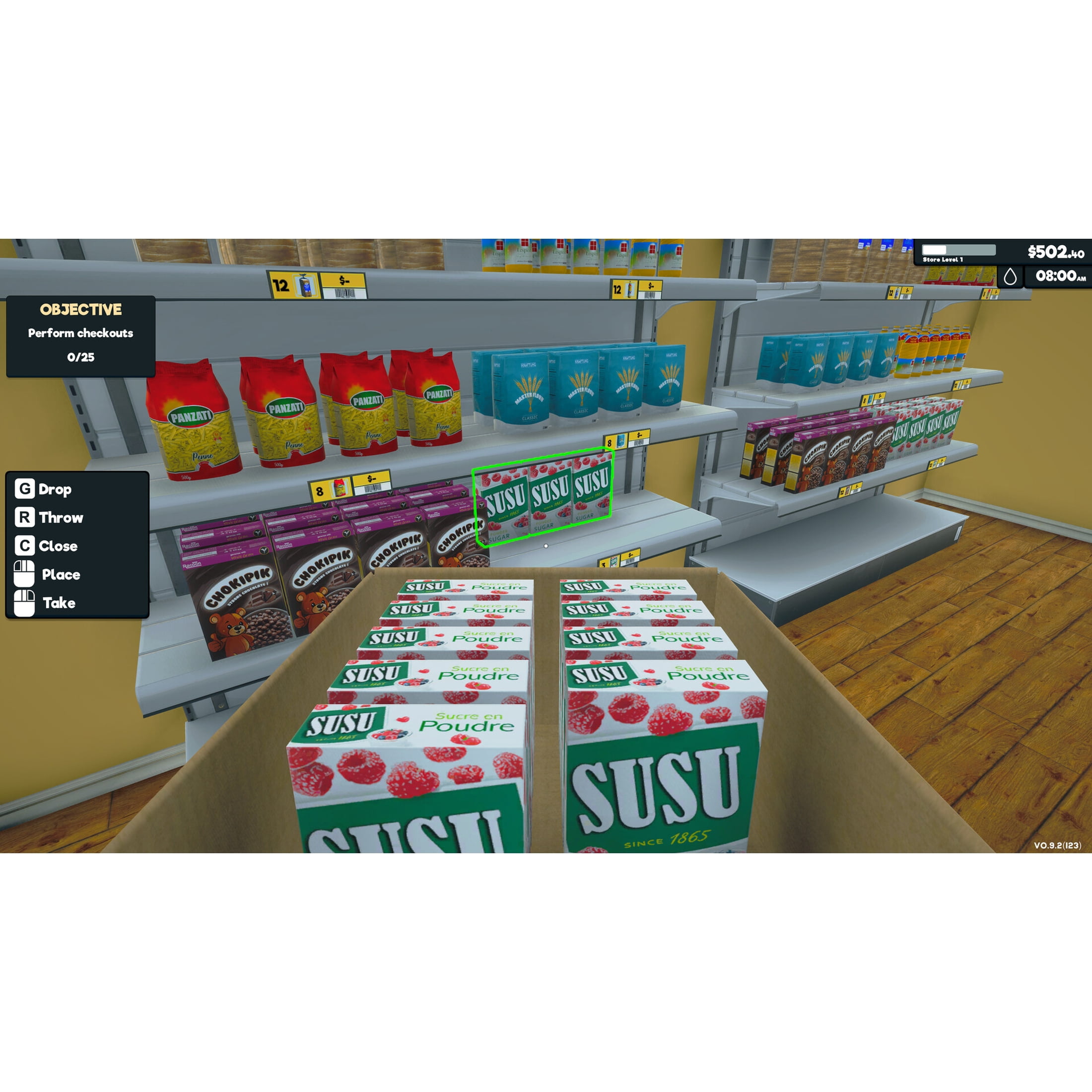 Supermarket Simulator - Fully Stocked Edition -Nintendo Switch 2 Game