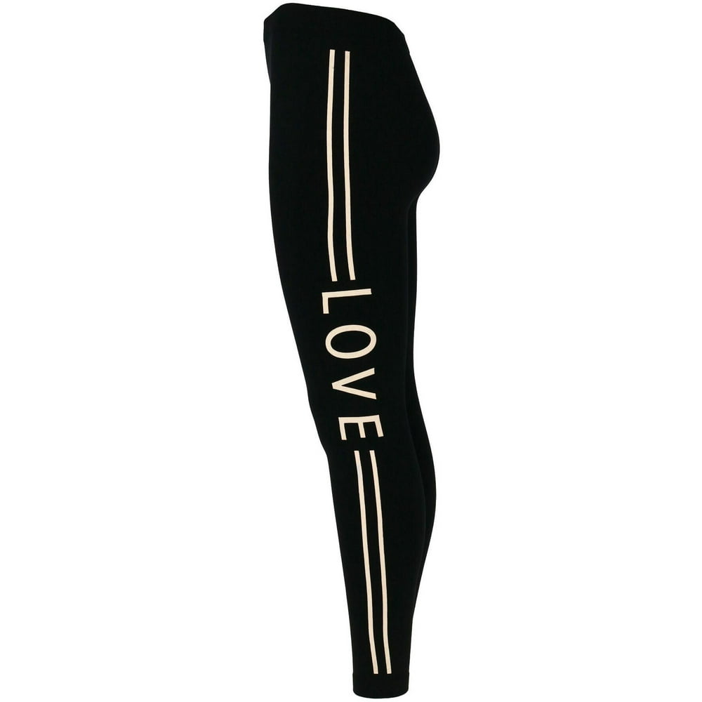 workout leggings with words