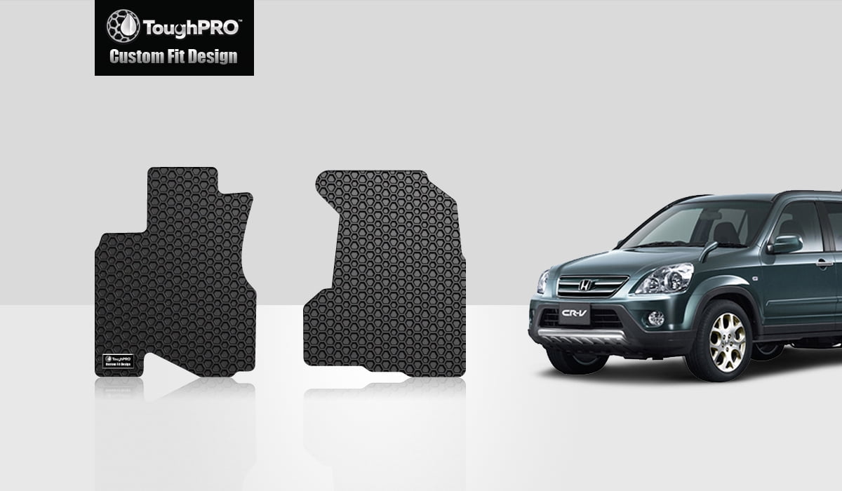 ToughPRO Two Front Mats Compatible with HONDA CRV All Weather Heavy