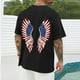 thumbnail image 5 of Tops para hombre, blusas y camisas de cuello redondo y manga corta para hombre, blusas casuales de moda con cuello redondo y estampado para hombre, blusas de poliéster para hombre., 5 of 6