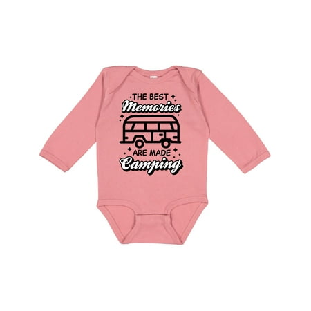 

Inktastic The Best Memories are Made Camping with RV Gift Baby Boy or Baby Girl Long Sleeve Bodysuit