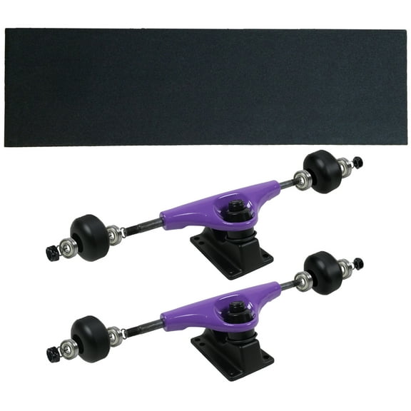 Havok Skateboard Trucks, Wheels, Bearings, Grip, Hardware Truck Package Purple 5.0 (7.63)