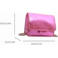 thumbnail image 7 of SPEKSEE Women’s Silver Mini Crossbody Purse, Chic Small PU Leather Evening Clutch Handbag, Elegant Purse for Night Events, 7 of 7