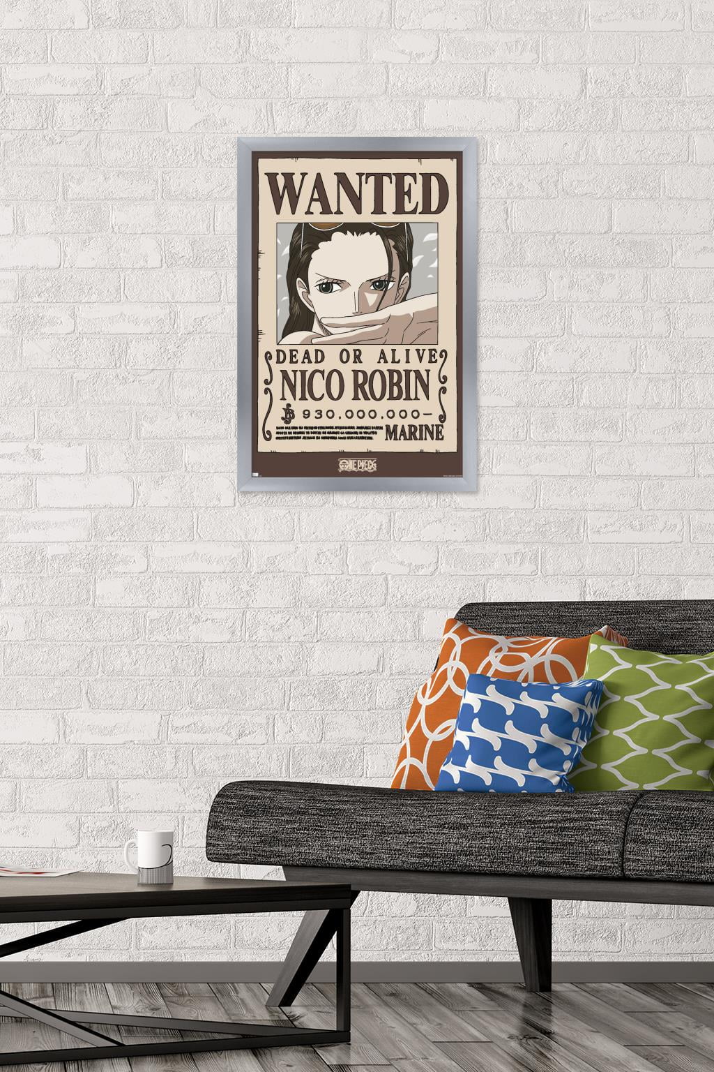 One Piece - Nico Robin Wanted Poster Wall Poster, 14.725