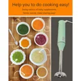 thumbnail image 4 of 4 in 1 Mini Portable Blender for Kitchen Home 300W Electric Cooking Stick Mixer Machine Meat Grinder Stirring Rod Tool 220V 믹서기 (300W Green,KR), 4 of 6