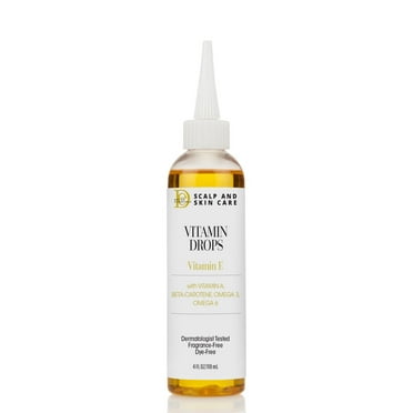 Design Essentials Scalp and Skin Vitamin Drops, Unscented, 4 Ounces