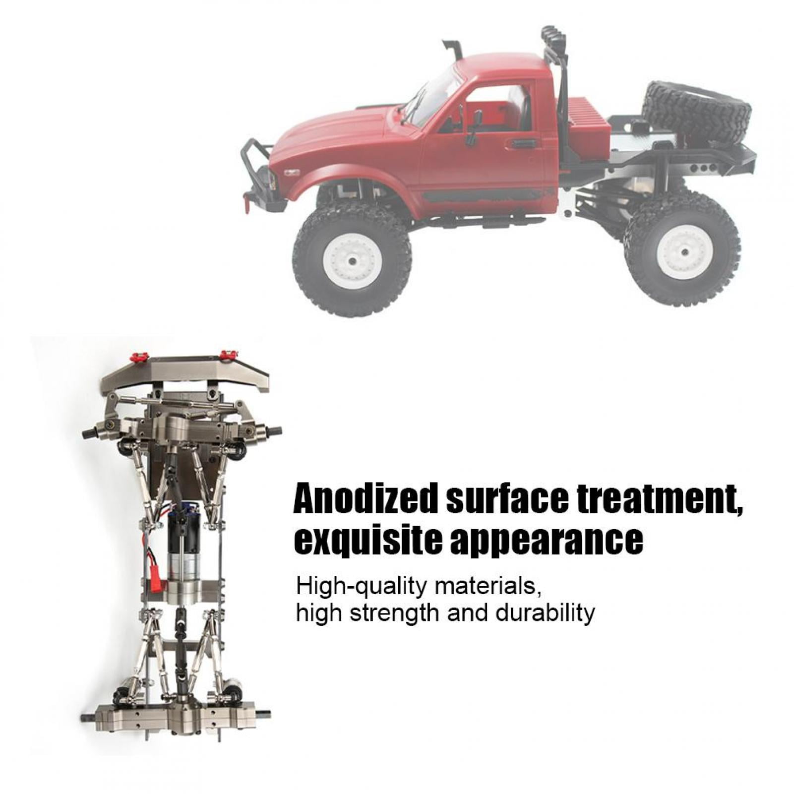 OTVIAP RC Car Chassis, RC Car Part Car Frame Kit, RC Car Accessory RC