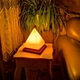 thumbnail image 1 of [Yuexinghui] 1 Led Pyramid Salt Lamp Himalayan Salt Lamp, 1 of 8