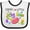 White and Black, variant on Inktastic Yaya's Little Jellybean Cute Easter Candy Boys or Girls Baby Bib