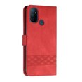 thumbnail image 2 of Pour One Plus Nord 100 4G Étui Portefeuille de Téléphone Durable en Cuir PU à Rabat - Rouge, 2 of 3