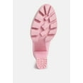 thumbnail image 6 of CORINNE Pink Chain Embellished Chunky Loafers, 6 of 7