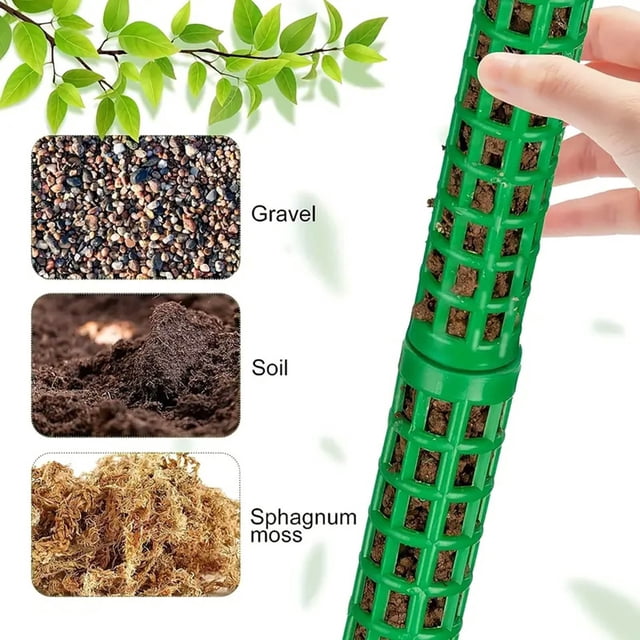 Sktrjpolfis Moss Pole Climbing Plant Stake, Modular Vertical Support for Monstera & Ivy